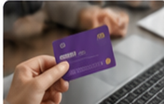 Online purchase being completed